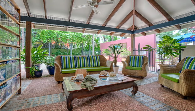 Zona de estar del vestíbulo