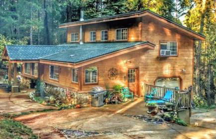 A Lovely Cabin House at Way Woods Retreat with Outdoor Hot Tub! - By Sacred Hub MGMT - Foto 1