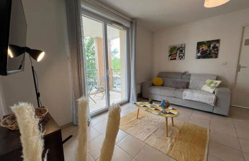 T2 Calme et Paisible Parking Piscine - Foto 14