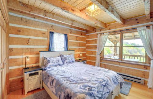 Ashe County Log Cabin Mountain-View Deck, Sauna - Foto 11