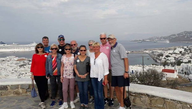 Desfrutando da paisagem