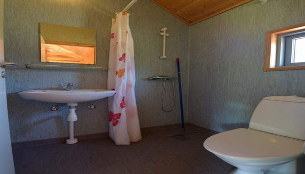 6 pax Camping Cabin in Rodhus, Pandarup - Foto 5, Baño