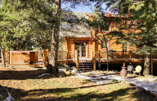 Lacys Log Cabin Alto Home with Mountain Views! - Foto 26