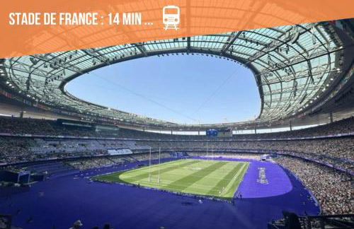 Terracotta Room - Proche Stade de France & CDG & Paris - Foto 32