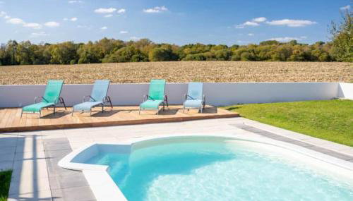 La Villa Océane, familiale & piscine privée - Foto 2, Garden, sunbed, Garden view