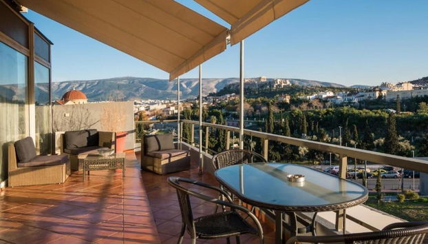 Virgo - Loft With Spectacular View to Acropolis - Foto 4, Habitación