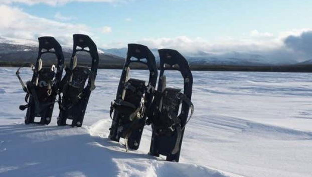 Raquetas de nieve que utilizaremos durante el tour