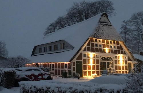Ferienwohnung Hotel Appartement 2 Schlafzimmer Altes Landhaus Oste mit Terrasse, Grill, Küche, Bad, WLAN, nah am Nordsee Strand - Foto 65