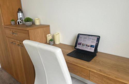 Ferienwohnung Marienleuchte - BeltBlick 1 - Erste Reihe Meerblick, 2 Schlafzimmer, Garten - Foto 16