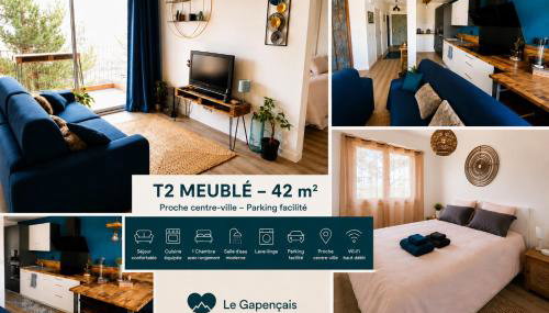 Charmant T2 idéal CV parking privé à la résidence - Foto 1