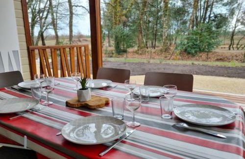 Chalet 19 Cosy bord de Lac, dans domaine avec piscine couverte accueil 4 voyageurs LOUMAELOU - Foto 3