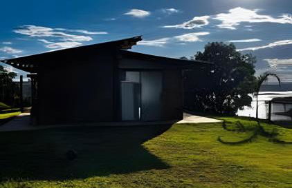 Chalé Mirante, piscina, cachoeira, lago e vista espetacular em Alexânia Goiás - Foto 41