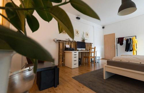 230 m2 Loft mit eigenem Wintergarten mit Tischtennis & Dart, kostenloser Parkplatz - Foto 14