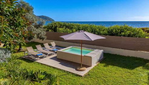Finca Sa Copinya, frente a la costa de Cala Bona - Foto 4, Garden, sunbed, Garden view, towels