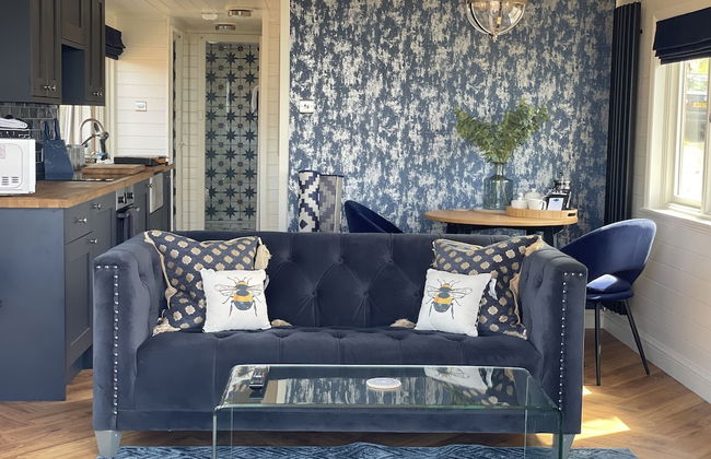 Cosy Lodge With Private Hot Tub in Tottergill Farm - Foto 12