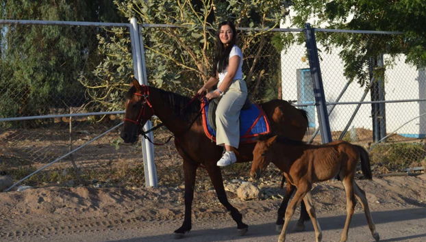 Ready for the horseback ride