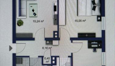 Modern 2-Bedroom Apartment Near Messe 2-4 Guests - Foto 5