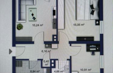 Modern 2-Bedroom Apartment Near Messe 2-4 Guests - Foto 5