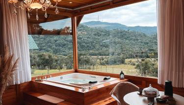 Chalé Romântico com jacuzzi e café da manhã em Rancho Queimado - Foto 5