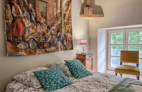 Manoir XV et Grange avec Piscine chauffée privée - Foto 11