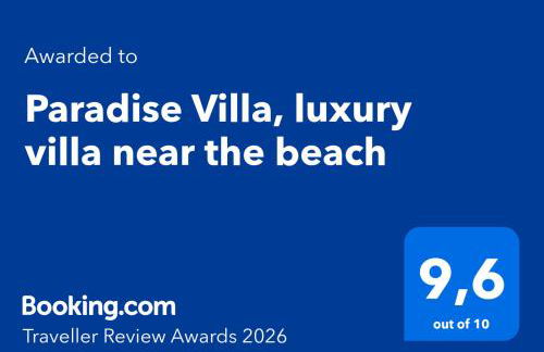 Paradise Villa, luxury villa near the beach - Photo 8