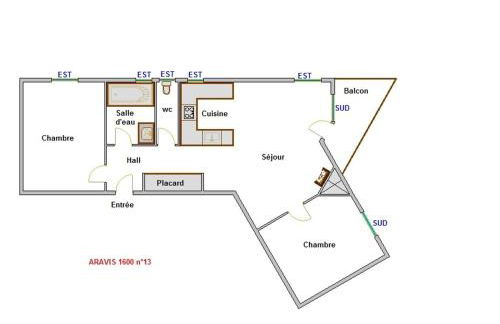 Accès direct pistes La Clusaz, 3 pièces, animaux acceptés - FR-1-304-151 - Foto 2