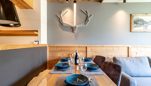 Apartment Les Cimes - Le Lac by Interhome - Photo 5, Kitchen / Dining Room