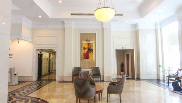 Zona de estar del vestíbulo