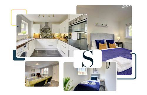 LastMinOffer 10pc Off I A Lovely Executive Home for Families or Contractors I A Lovely Garden and Parking Space I Wifi I Early check-in or Long Term Rates Available I SILVA Short Term Lets 4 out of 5 from over 650 stays - Photo 1