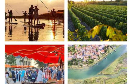 Maison 4p jacuzzi privé couvert 1,6km Ocean - Foto 15