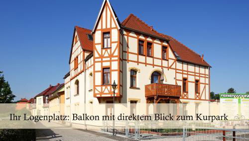 Ferienwohnung Auszeit am Kurpark Bad Berka - auch im Frühling toll! # Balkon # ruhige Lage # gratis Parkplatz & WLAN # Nähe Weimar # Weimarer Land - Foto 5