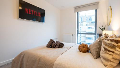 Central Wembley Stadium 1BR Flat - Sleeps 6 - Balcony - Foto 4