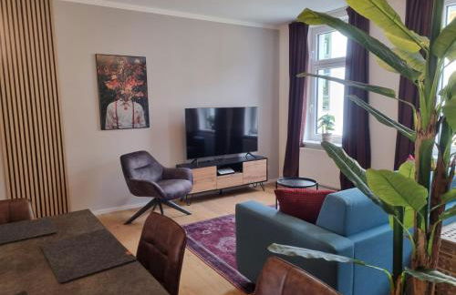 maremar - Style-Loft am Ferberturm - 2 Schlafzimmer - Luxus Boxspringbett - Arbeitsplätze - Highspeed WLAN - Foto 15