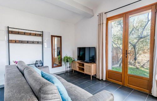 Le Plan de la Tour - T2 4 pers climatisé, 1 ch, jardin, parking, douceur provençale - Foto 4