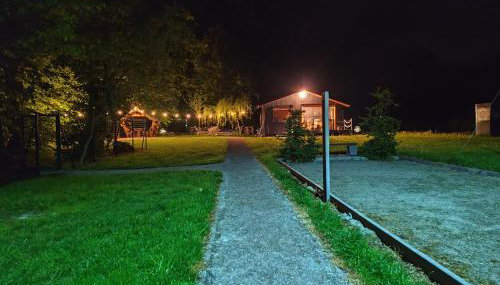 Domki Spokojny Zakątek z balią z jacuzzi - Foto 5, Garden view