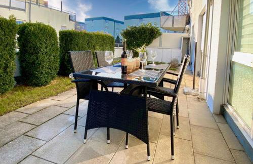 3 Zimmer Apartment in S-Bahn Nähe, 76 qm, max 5 Pers, 30qm Dachterasse, Garage, Internet 1000 MBit - Foto 15