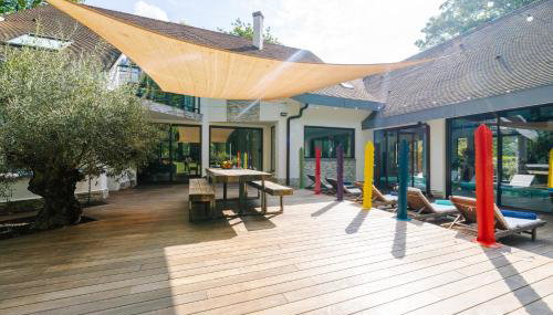 Villa d'architecte avec Piscine proche Paris - Foto 5, Garden, sunbed, Garden view