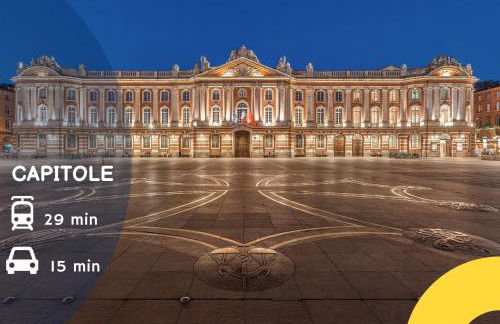 Appartement Ancely tout neuf déco aéro - parking gratuit - Proche Blagnac - Foto 28