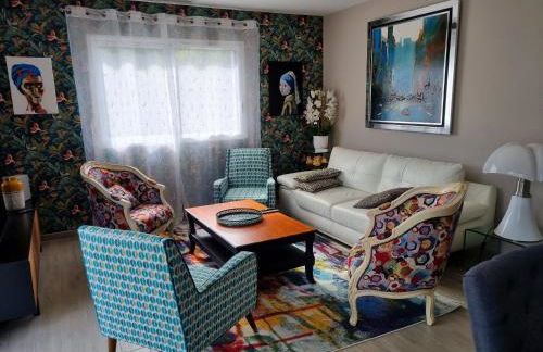 Maison de vacances contemporaine, plein Périgord pourpre - Foto 8