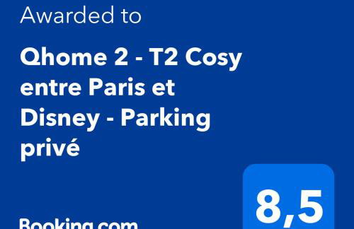 Qhome 2 - T2 Cosy entre Paris et Disney - Parking privé - Photo 20