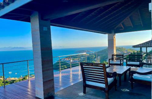 Buzios, casa inteira de frente para o mar em Joao Fernandes, fabulosa, a melhor vista, Mansão Bella Vista - Foto 15