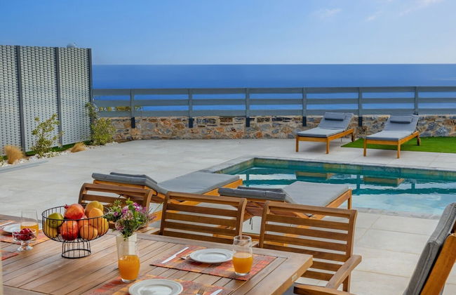 Gianna s Panoramic Seaview Twin Villas With Pools - Foto 53