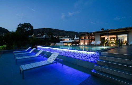 Luxury Beachfront Villa Selenia Platinum in Sounio - Foto 7