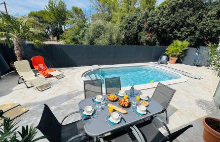 Le Cocon Gardois, terrasse & piscine - Pont du Gard - Foto 48