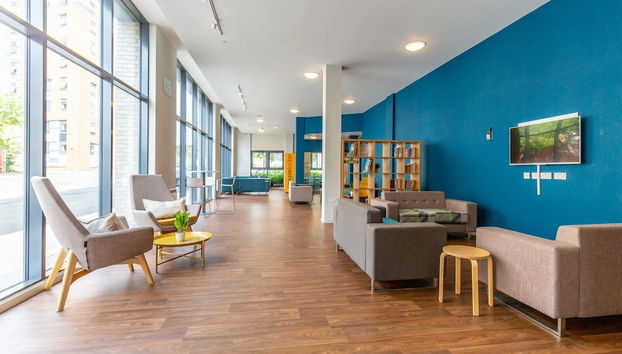 Zona de estar del vestíbulo