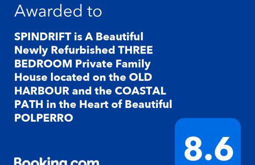 SPINDRIFT is A Beautiful Newly Refurbished THREE BEDROOM Private Family House located on the OLD HARBOUR and the COASTAL PATH in the Heart of Beautiful POLPERRO - Foto 25