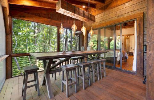 Copperline Lodge - Luxury Creekside Retreat - Creekside Views, Hot Tub, Game Room, Outdoor Fireplaces, Chef Kitchen, Fire Pit - - Foto 50