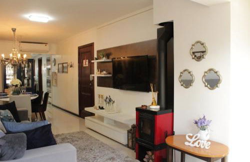 Apto com lareira, ar quente frio a 800m do centro - Foto 15