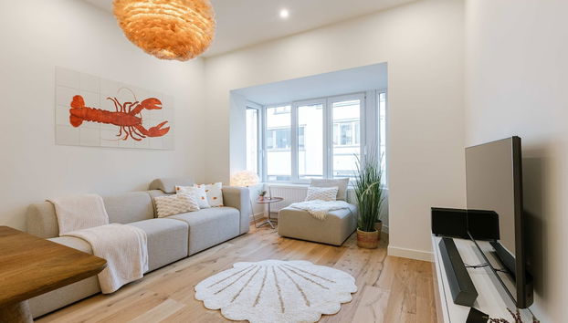 Huswell - Charming Central Apartment in Ostend - Perfect for 7 Guests - Foto 3, Habitación