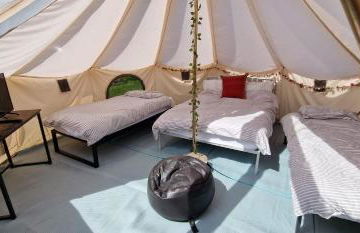 Cozy Hot Tent With Log Burner & Hot Tub Left Tent - Foto 13